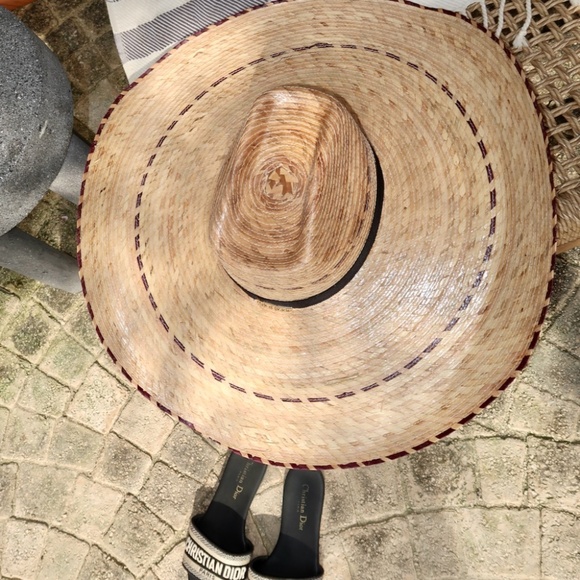 HAT 8 SECONDS WESTERN WIDE CURBED BRIM PALM HAT main image 9